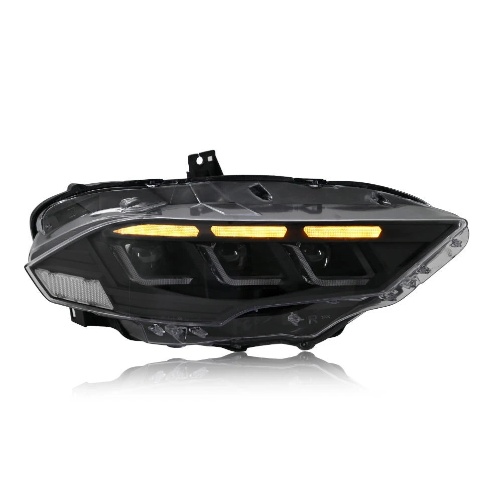 LED Headlights for Ford Mustang 2018-2022 – High-Performance Headlamp Upgrade