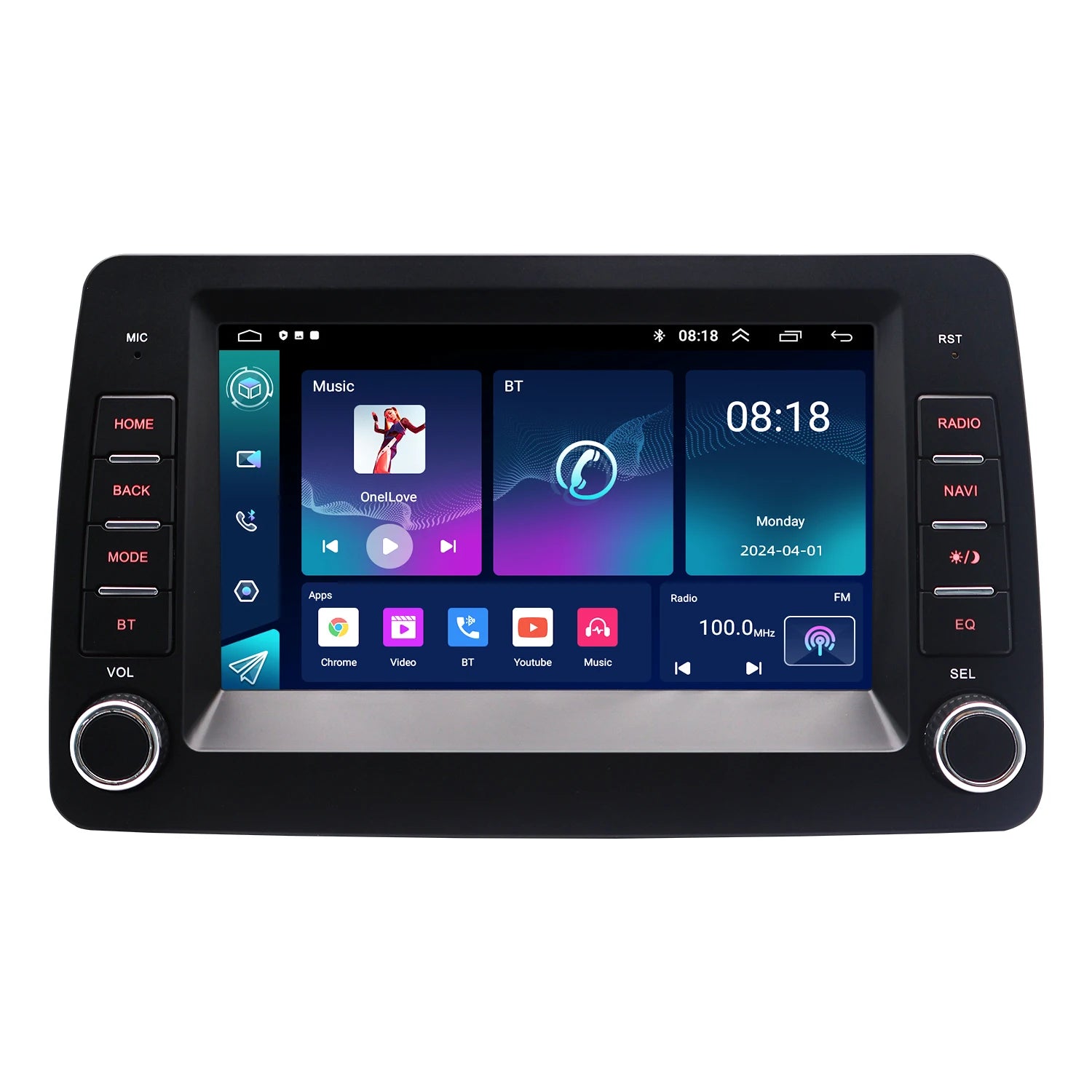 Android Car Stereo for Fiat Panda 2003-2012 – Wireless CarPlay, Android Auto & GPS Navigation