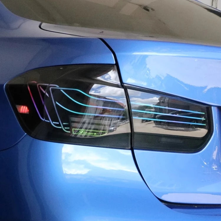 RGB LED Tail Lights for BMW F30, F35 &amp; F80 (2012–2020) | Smoke Lens Plug and Play Upgrade