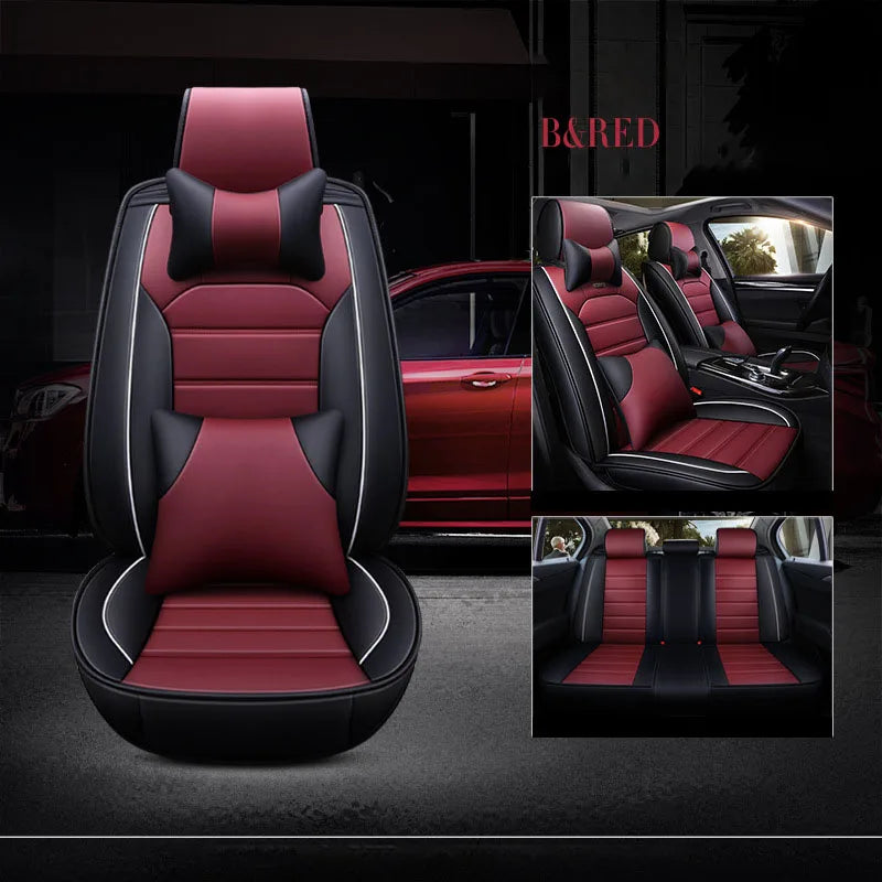High Quality Sport Style Interior Car Accessory Waterproof Four Seasons Universal  Car Seat Covers for 5 Seat Car