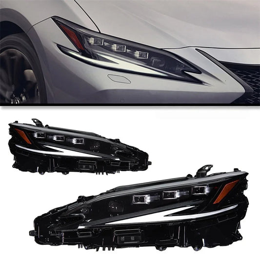 Farol dianteiro LED matrix de três lentes para Lexus ES200 / ES260 (2018–2024) – pisca sequencial