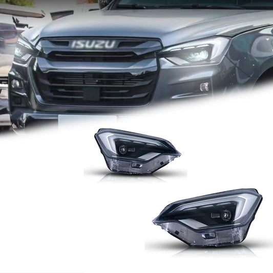 LED Projector Headlights for Isuzu D-MAX (2023–2025) – VLAND Upgrade Headlamp with DRL