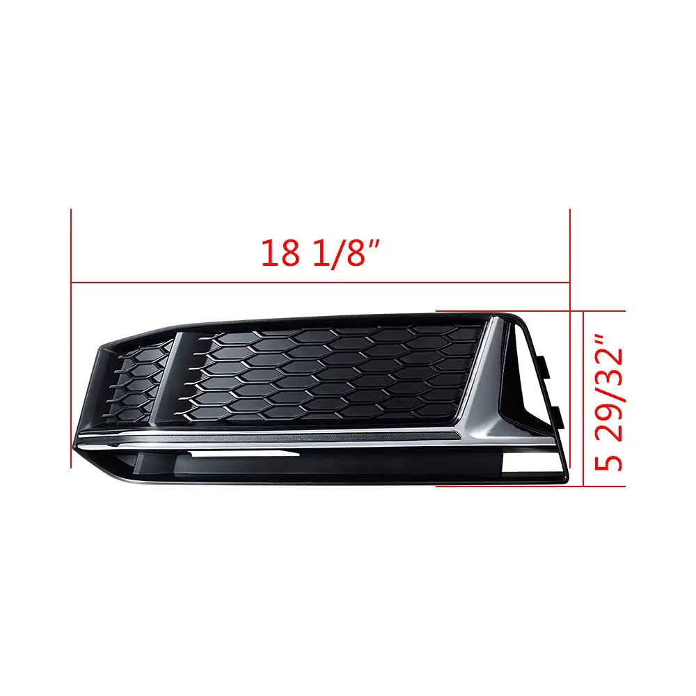 S4 Style Fog Light Grille for Audi A4 B9 (2017-2019)