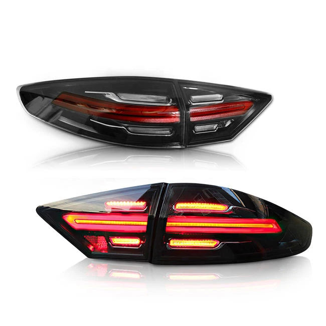 LED Tail Lights for Ford Fusion & Mondeo 2013-2016 – Smoked Rear Lamps with Startup Animation