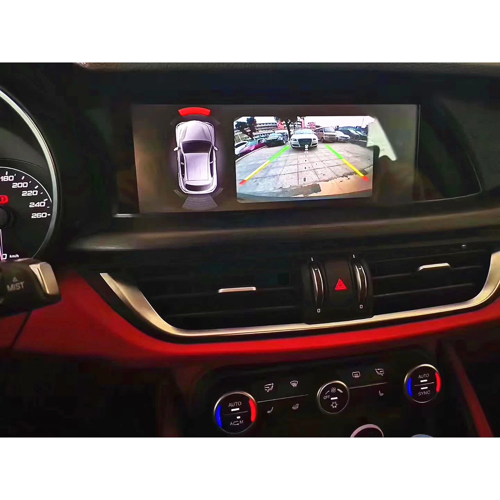 Android GPS Navigation Stereo for Alfa Romeo Stelvio &amp; MiTo – CarPlay, Android Auto, 3D Maps &amp; Reverse Camera Support