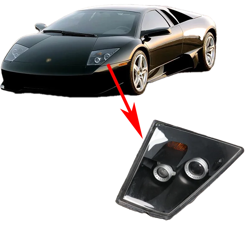 Used OEM Left & Right Headlights for Lamborghini Murciélago – OE 413941031A
