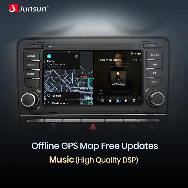 Junsun 7-Inch Android Auto &amp; CarPlay Radio for Alfa Romeo 159, Brera &amp; Spider