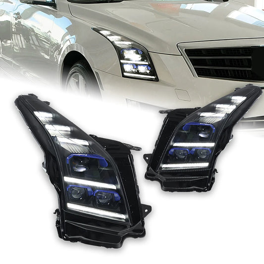 AKD LED Headlights for Cadillac ATS (2014-2017) – Dynamic Signal DRL Upgrade