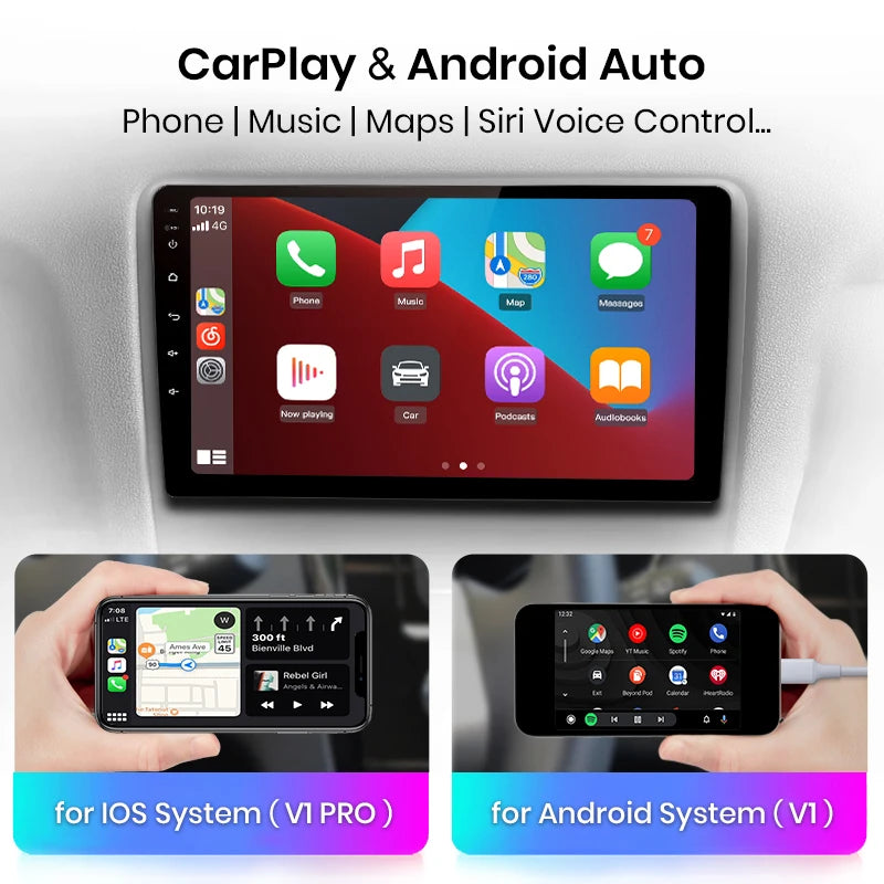 Junsun V1 7-Inch Android Car Stereo for Fiat 500 &amp; Abarth (2007-2015)