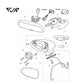 Rearview Mirror Turn Signal Lamp for Bentley Continental GT &amp; GTC | OE 3W0949101A / 3W0949102A