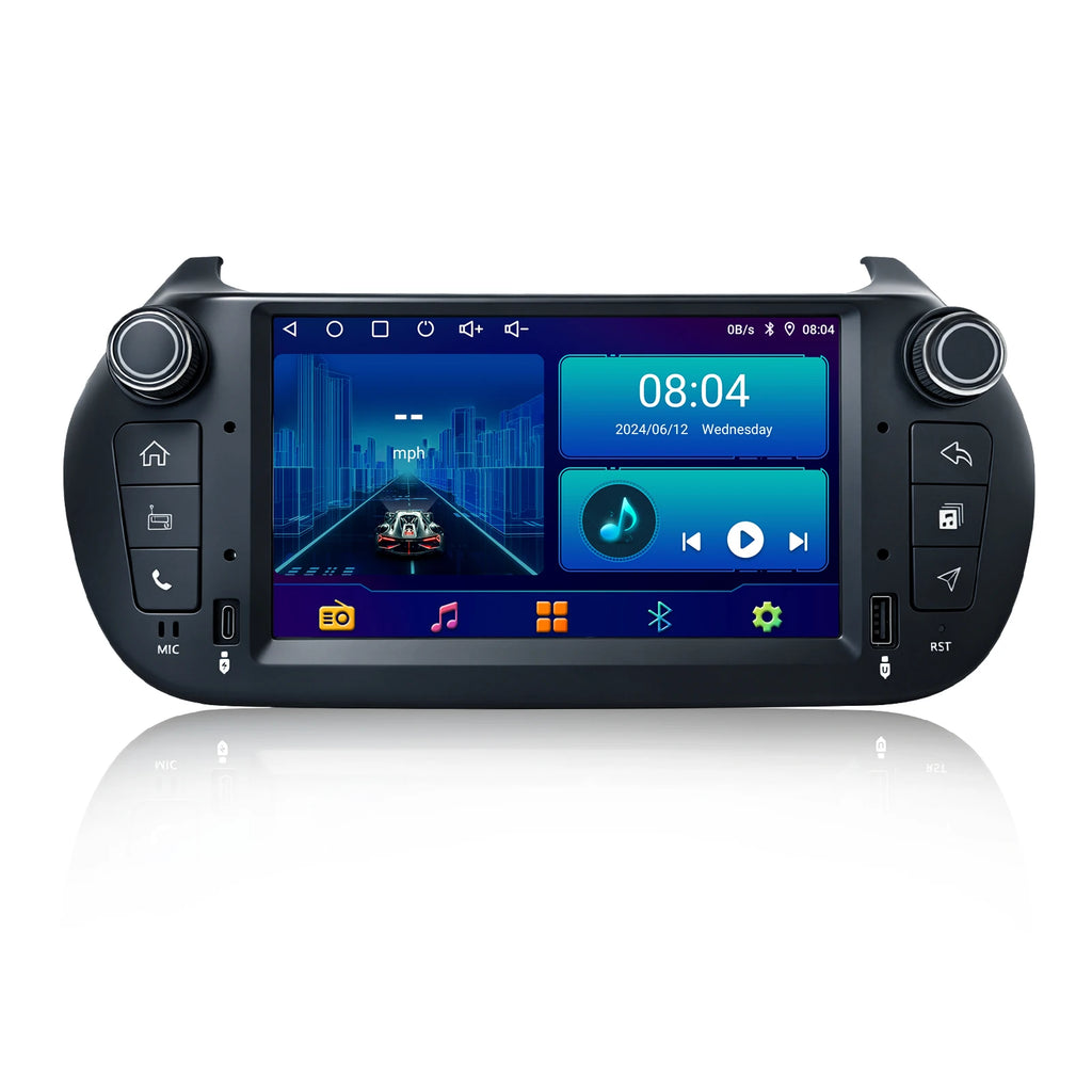 7-Inch Android Car Stereo for Fiat Fiorino 2007-2016 – Wireless CarPlay, Android Auto &amp; GPS Navigation