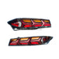 For Lamborghini Aventador Supercar LED Taillights Brake Signal Clear Lens with Blue Light