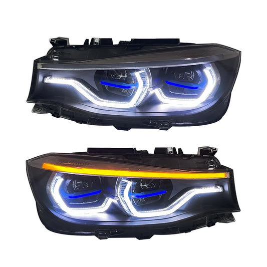 LED Headlight Assembly Upgrade for BMW 3 Series GT F34 (2013–2020) | Plug &amp; Play Headlamp Set