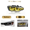 SJC V2 Ikon LED Headlights for BMW 3 Series F30 and F35 (2013–2018) | White &amp; Yellow DRL