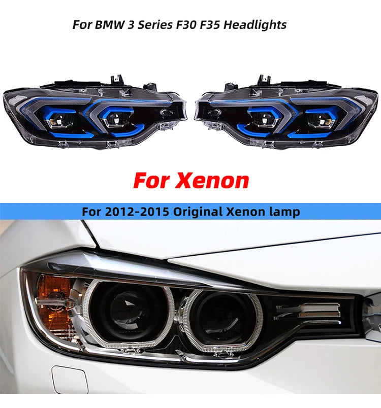 YU GUANG for BMW 3 Series F30 F31 LCI F35 LED Headlight Front Lights 2015 bmw 320i F30 Headlight Upgrade G20 Style LED Head Lamp