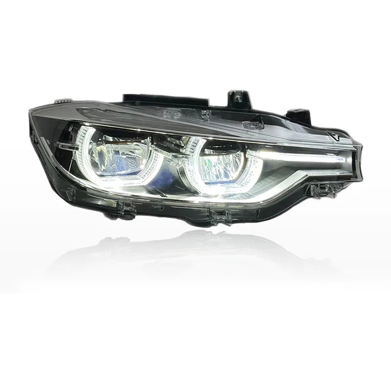 SJC V2 Ikon LED Headlights for BMW 3 Series F30 and F35 (2013–2018) | White &amp; Yellow DRL