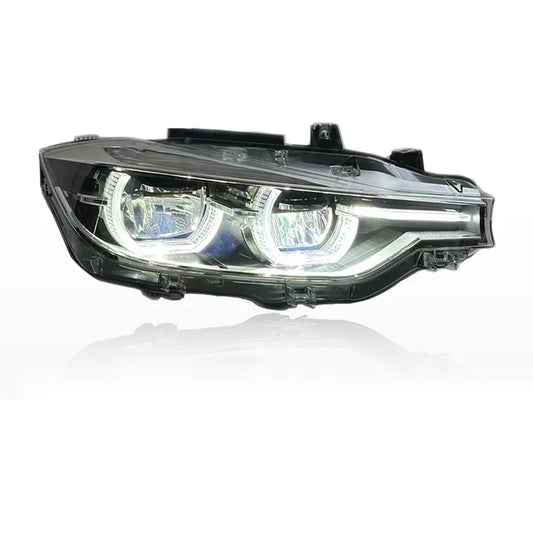 SJC V2 Ikon LED Headlights for BMW 3 Series F30 and F35 (2013–2018) | White &amp; Yellow DRL