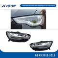 HETOP LED Matrix Headlights for Audi A6 (2012–2015) – Plug &amp; Play Upgrade with DRL &amp; Angel Eye