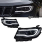BBA Car Styling Head Lamp for Jeep Compass LED Headlight 2017-2022 High Power Projector Lens Dynamic Signal Drl Auto Parts