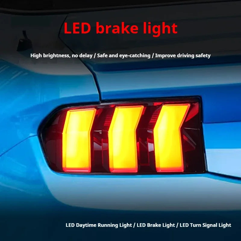 VLAND LED Tail Lights for Ford Mustang 2023-2025 – Dynamic Turn Signals &amp; Modern LED Design