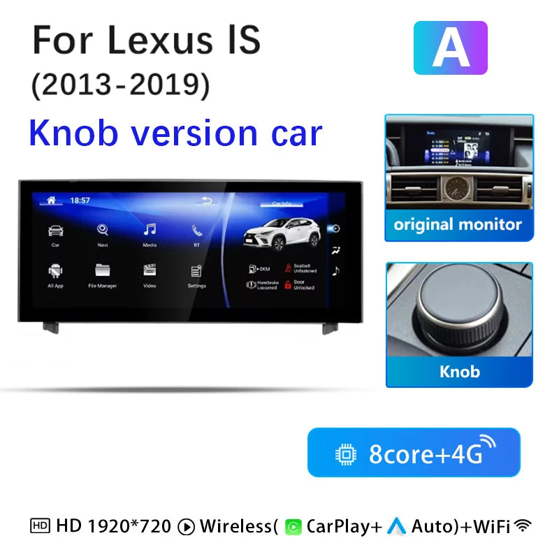 Uckazy 10.25 inch Android radio for Lexus IS RC – image 7