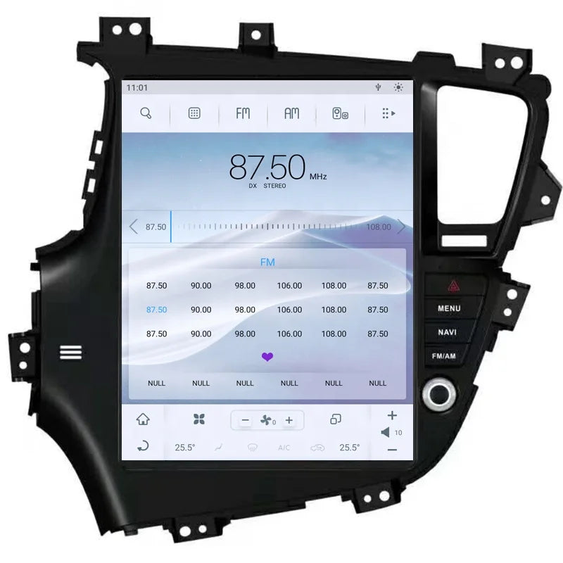 Tesla Style Android 11 Car Radio for Kia K5 Optima 2011-2015 Car Multimedia Player Wireless Carplay 4G
