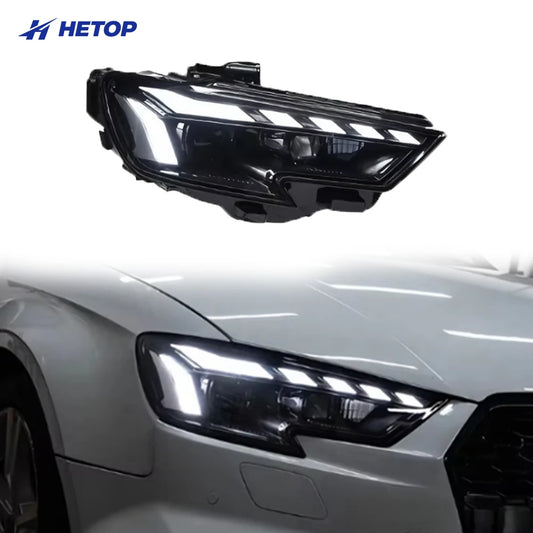 HETOP LED Matrix Headlights for Audi A3 (2017–2020) – Plug &amp; Play Upgrade with DRL &amp; Angel Eye