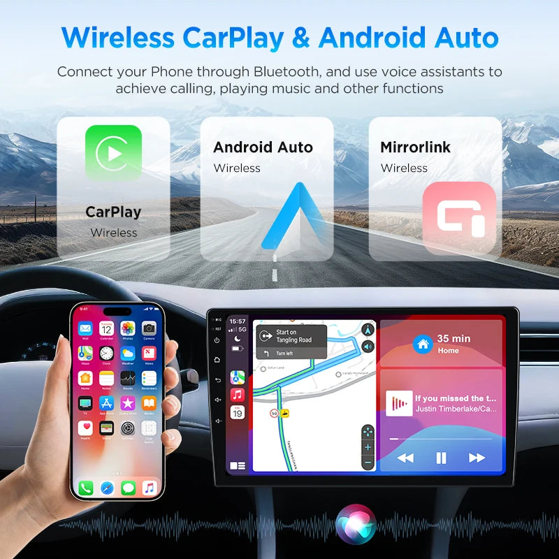 Junsun Qualcomm Chip Android Car Radio for KIA Sportage 4 QL 2016-2018 Apple CarPlay Stereo 360 Camera 1.8 Ghz