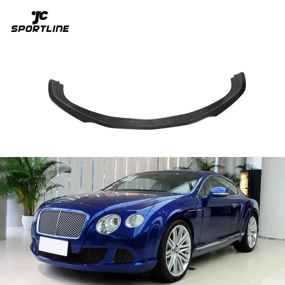 Carbon Fiber Front Lip Splitter for Bentley Continental GT (2012–2014)