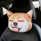 Dog Cat Car Neck Pillow Seat Belt Shoulder Pad Car Neck Pillow Travel 3D Animal Neck Cushion Universal Car Accessory Cartoon