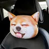 Dog Cat Car Neck Pillow Seat Belt Shoulder Pad Car Neck Pillow Travel 3D Animal Neck Cushion Universal Car Accessory Cartoon