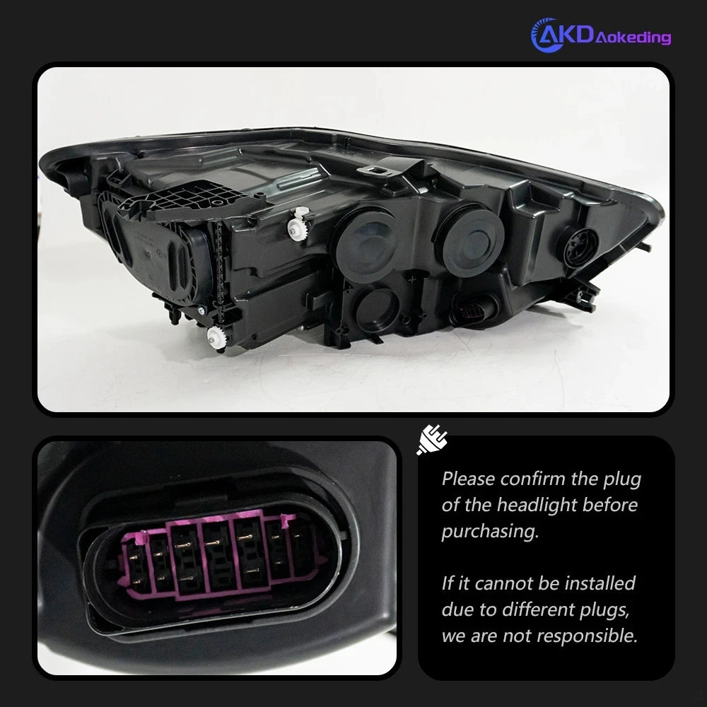 C8 Style LED Headlights for Audi A6 C7 (2012–2018) – Dynamic DRL &amp; Sequential Turn Signal Upgrade