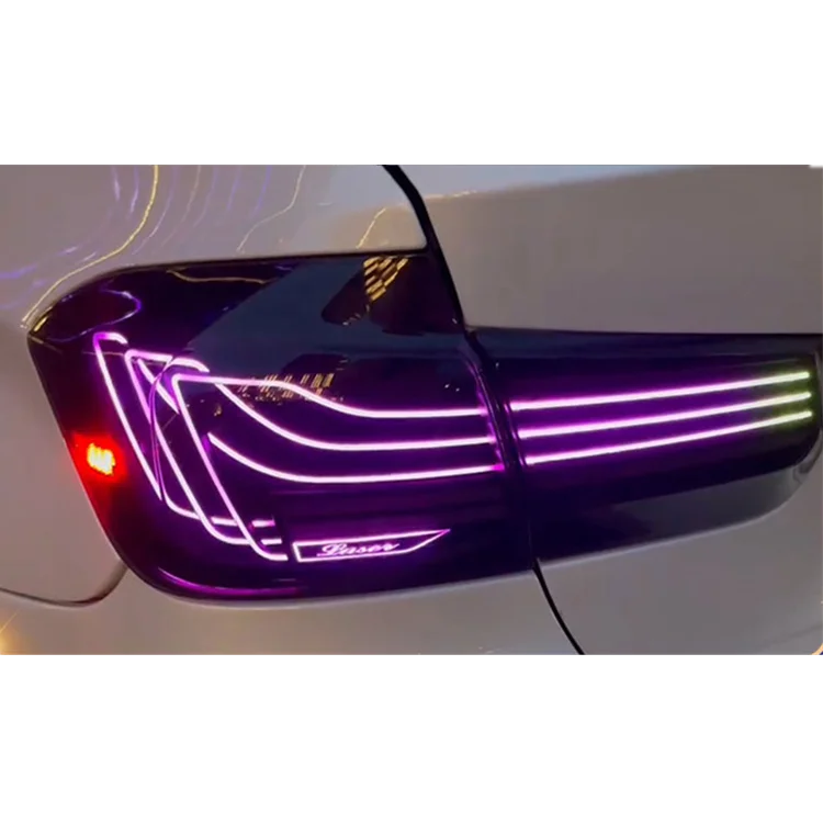 RGB LED Tail Lights for BMW F30, F35 &amp; F80 (2012–2020) | Smoke Lens Plug and Play Upgrade