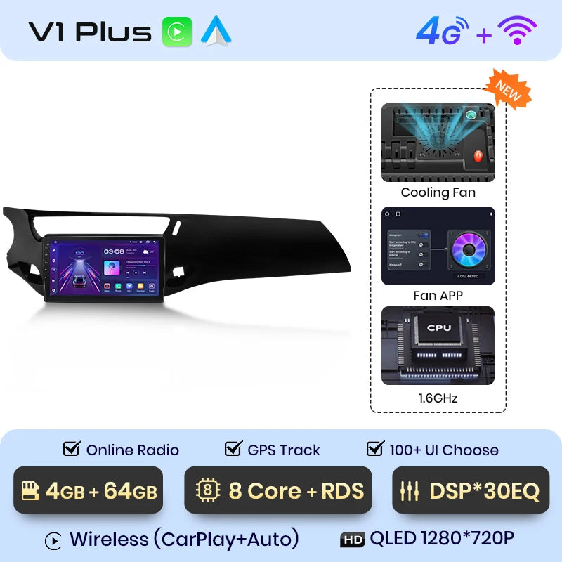 Junsun V1 EU Stock CarPlay for Citroen C3 DS3 2010-2016 Android Car Radio for Citroen C3 DS3 2010-2016 Multimedia Car Stereo