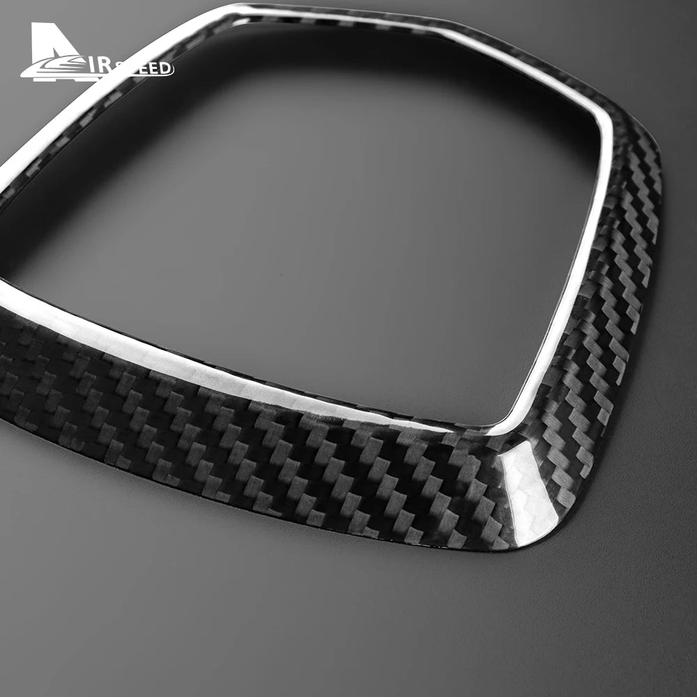 Real Carbon Fiber Interior Logo Badge for Fiat 500 &amp; Abarth 595 (2008-2023)