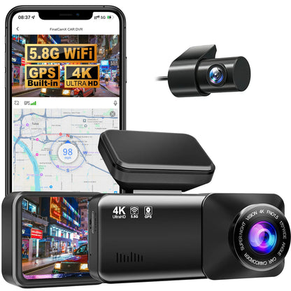 Driving Recorder Night Vision High Definition 4k 5Gwifi Night Vision 4K HD Dash Cam 5G WiFi New Model Car Accessory