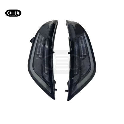 TUZHIHAO Black LED Transparent Tail Lights for Jaguar XJL Venom Series