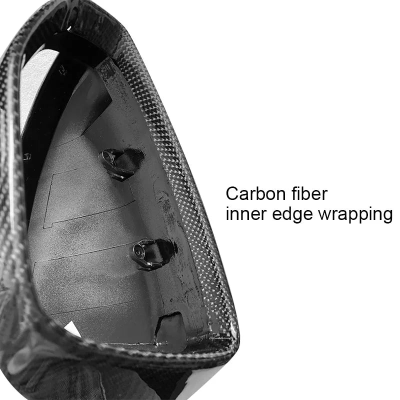 Real Carbon Fiber Mirror Covers for Audi A6 C8 / A7 / A7L / A8L / S6 – Premium Side Mirror Upgrade