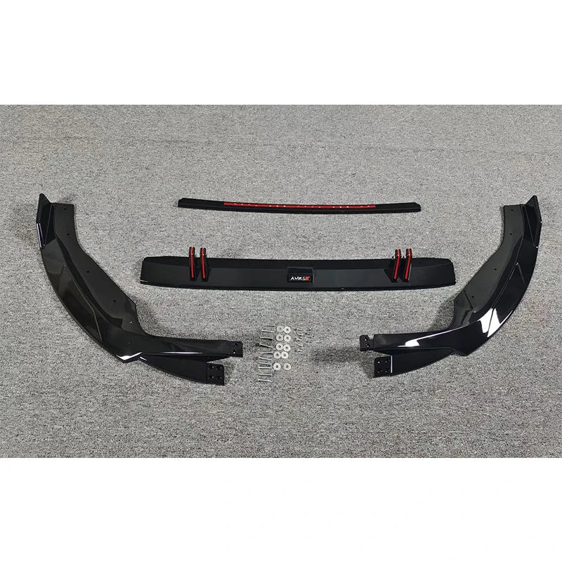 RS-Style Real Carbon Fiber Front Lip for Audi A5 / S5 B9.5 Sportback &amp; Coupe (2021–2024)