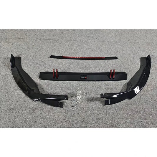 RS-Style Real Carbon Fiber Front Lip for Audi A5 / S5 B9.5 Sportback &amp; Coupe (2021–2024)