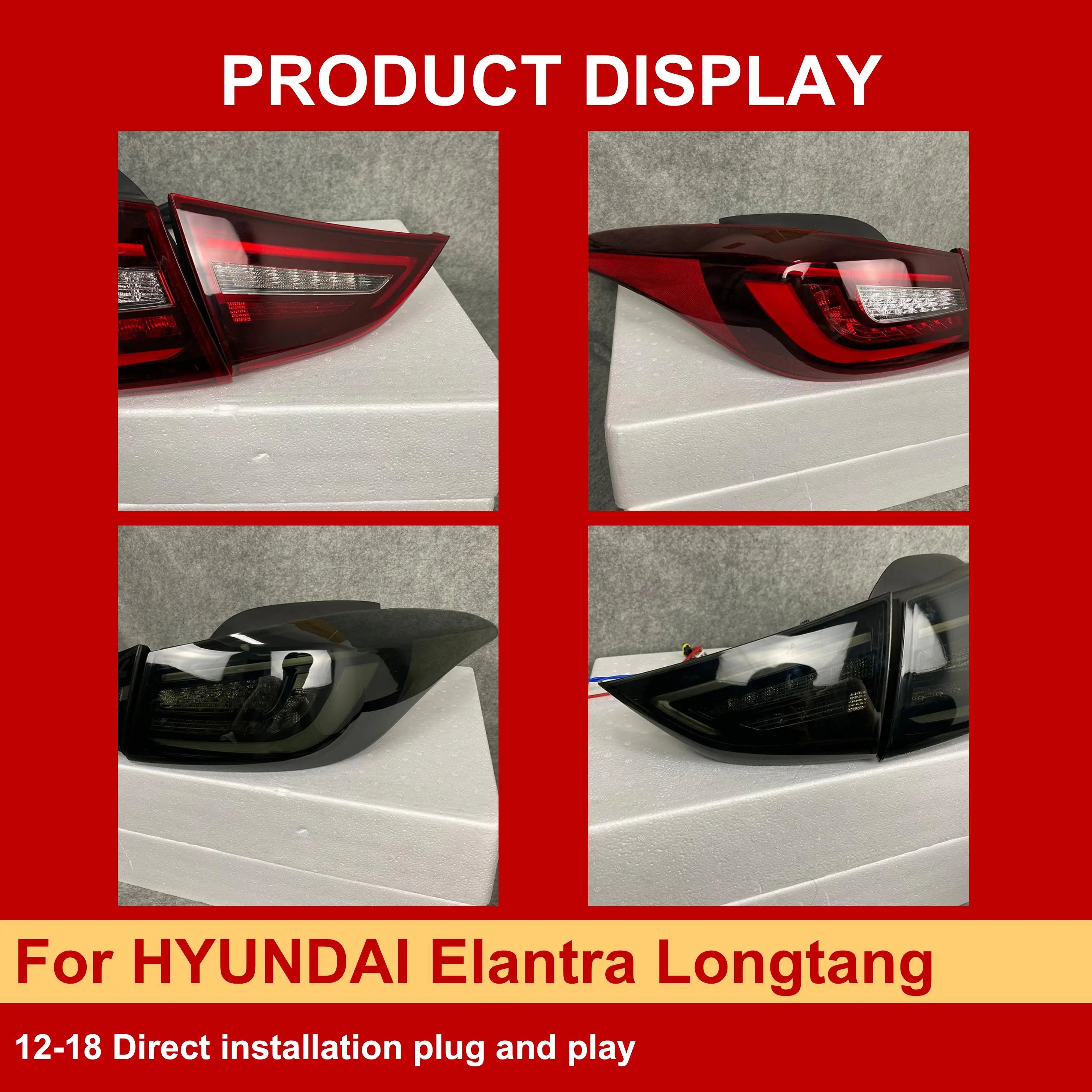 J ONE LED Tail Lights for Hyundai Elantra 2012-2018 – Modern Rear Light Upgrade