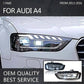 Phare à LED pour Audi A4 B8 (2013–2016) – Phare à lentille projecteur avec feux de jour et clignotants