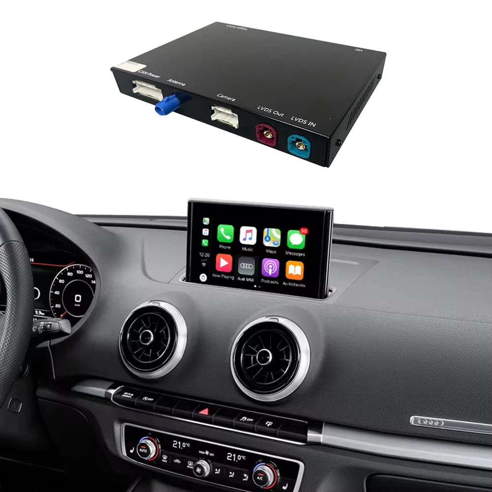 Road Top Wireless CarPlay Decoder for Audi A3 (2013–2018)