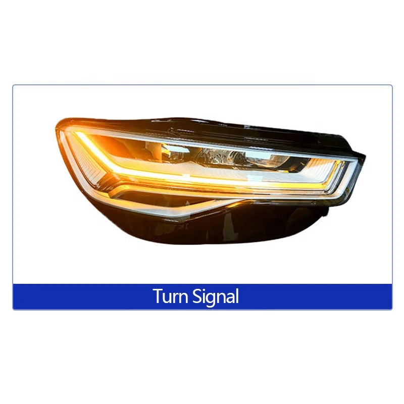 Front Headlight Assembly for Audi A6 / S6 C7 (2012–2015)