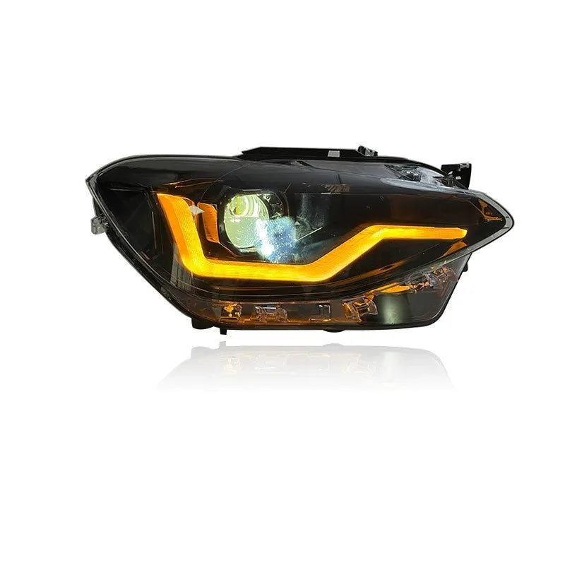 Laser Headlight for BMW Old 1 Series F20 DRL Yellow White Switch Front Light 12V Headlamp Assembly Upgrade LED