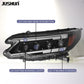 JUSHUN LED-Scheinwerfer für Honda CR-V 2012-2014 – Projektionsscheinwerfer mit Tagfahrlicht