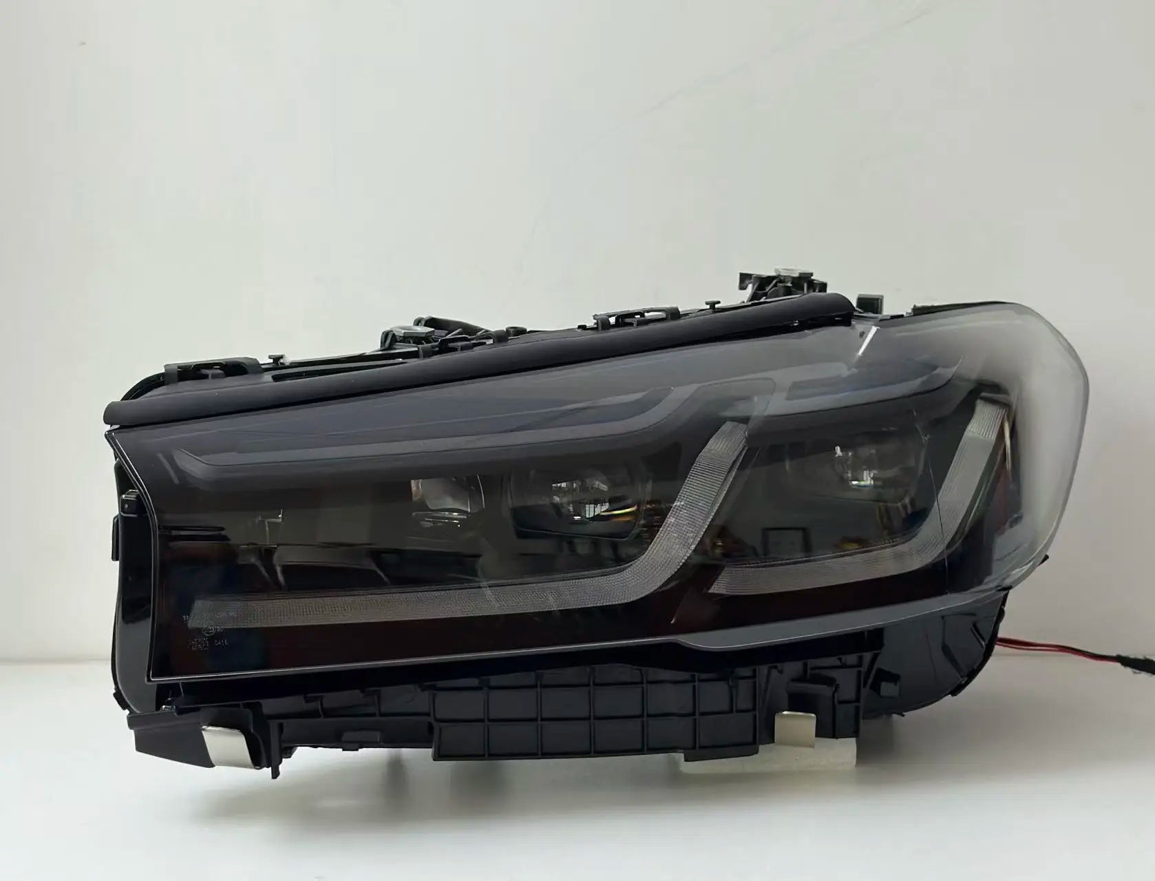 For BMW 5 Series G30 F90 2018-2022 Upgraded M5 Style LED Headlamp Yellow White DRL Switch Light with Double-Color Laser New 12V