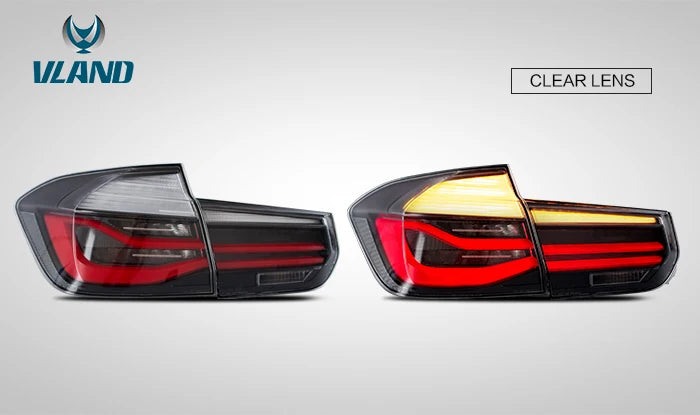 VLAND Full LED Tail Lights for BMW F30 &amp; F35 (2013–2015) | Sequential Turn Signals