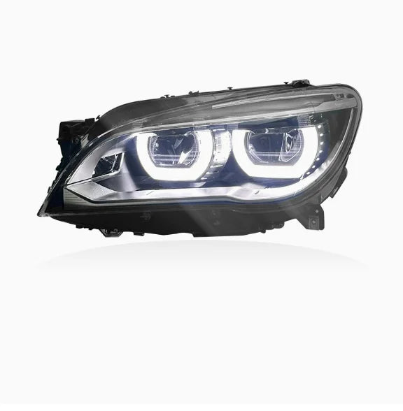 Modified LED Headlight Assembly Angel Eye DRL for BMW 7 Series F01 F02 2009-2015 Projector