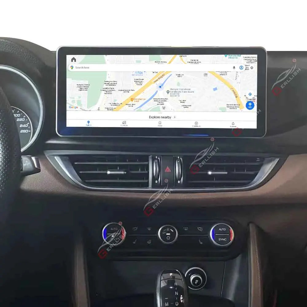 Android 12.3" Multimedia System for Alfa Romeo Giulia &amp; Stelvio (2016–2021) – Wireless CarPlay, Android Auto &amp; GPS Navigation